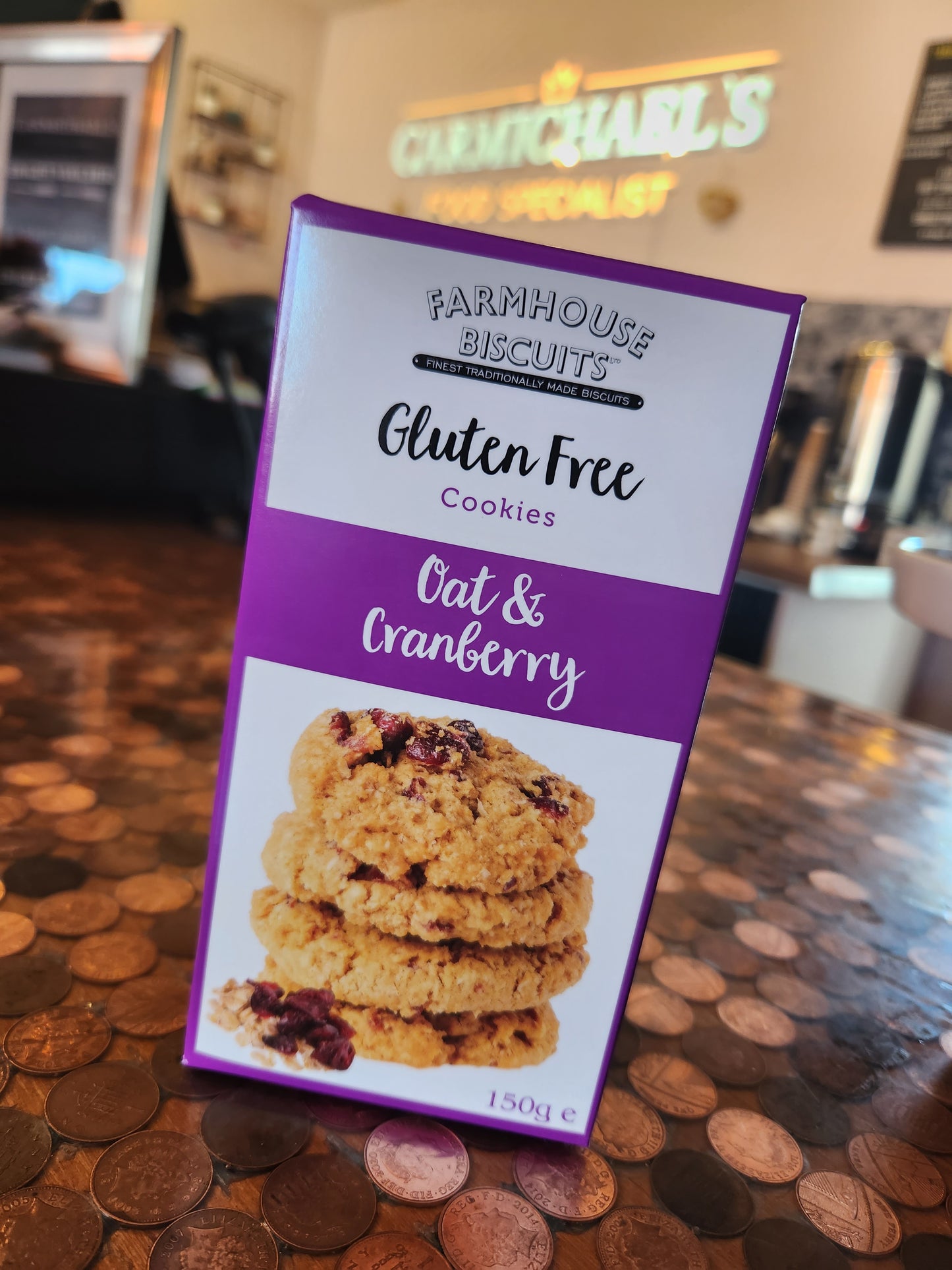 Gluten Free Oat&Cranberry Biscuits