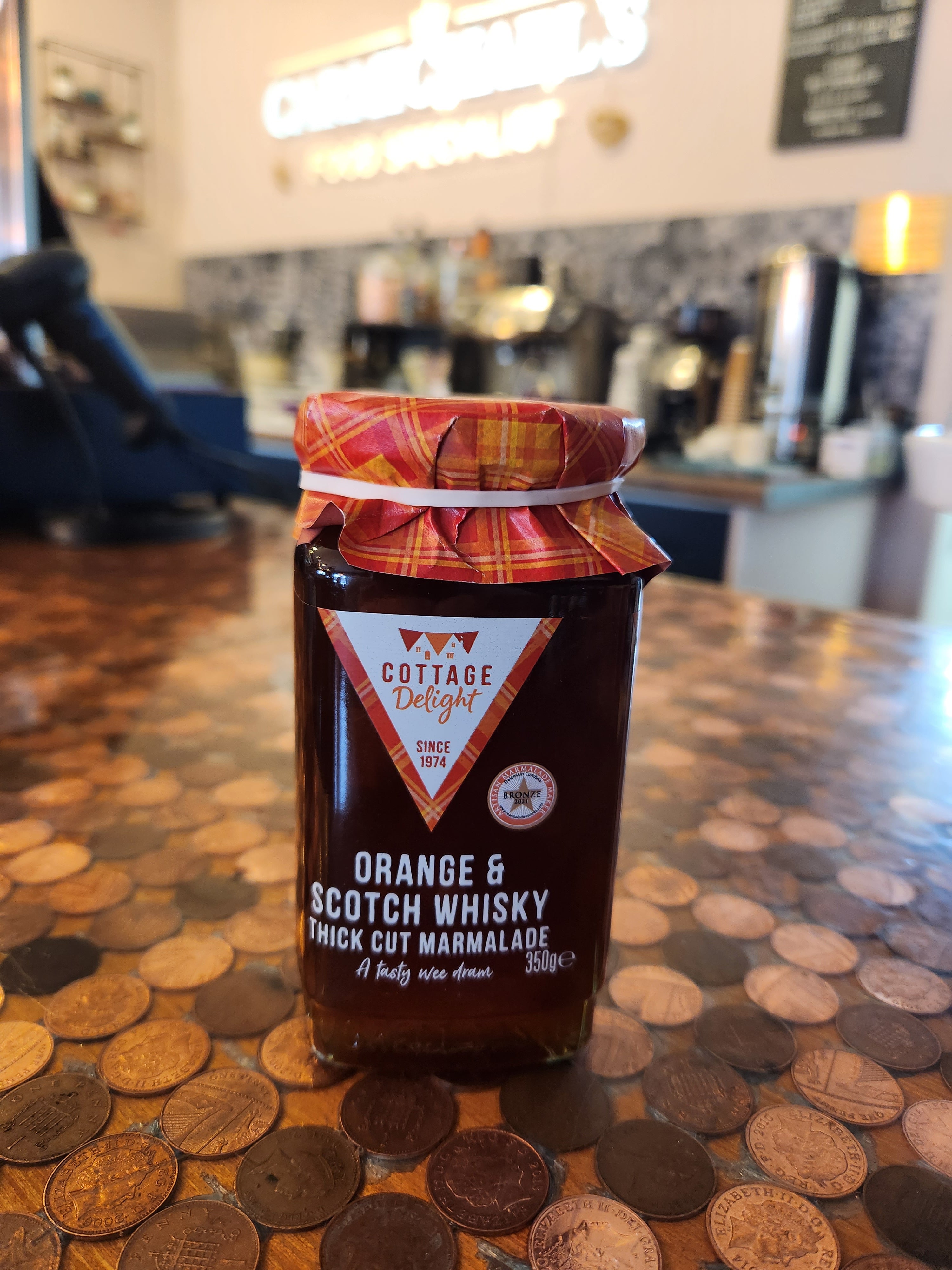 Orange & Scotch Whisky Thick Cut Marmalade Carmichael's food specialist