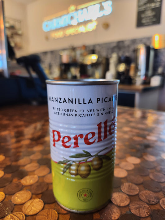 Perello Manzanilla Pitted Olives Picante 150g